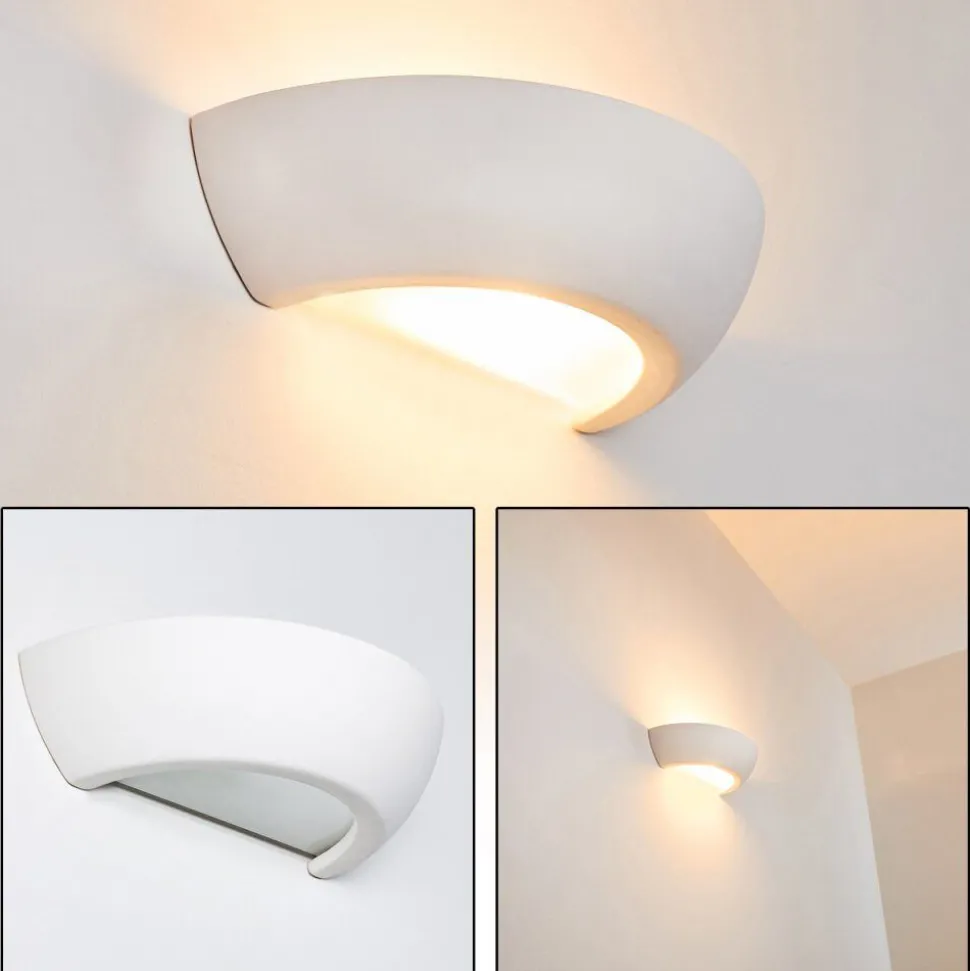 Applique Murale Garbagna Blanc, 1 Lumiere
