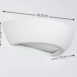 Applique Murale Garbagna Blanc, 1 Lumiere