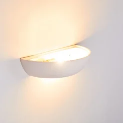 Applique Murale Garbagna Blanc, 1 Lumiere