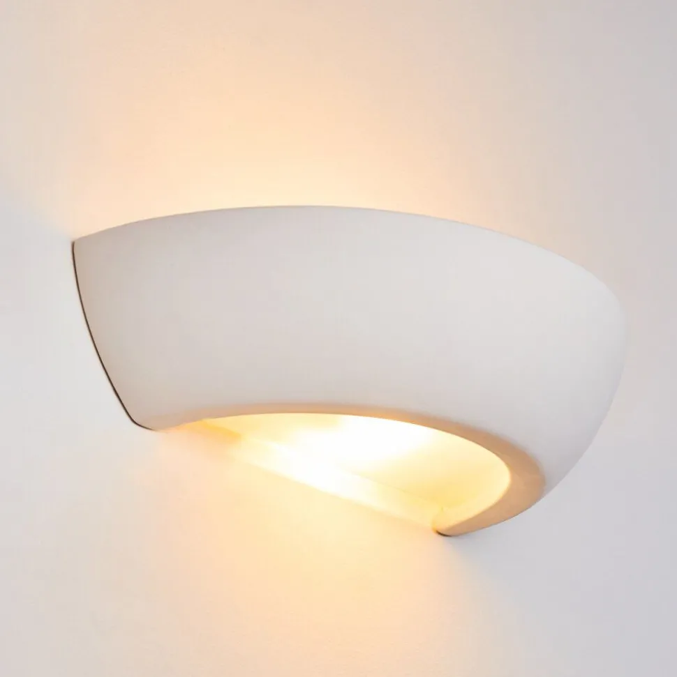 Applique Murale Garbagna Blanc, 1 Lumiere