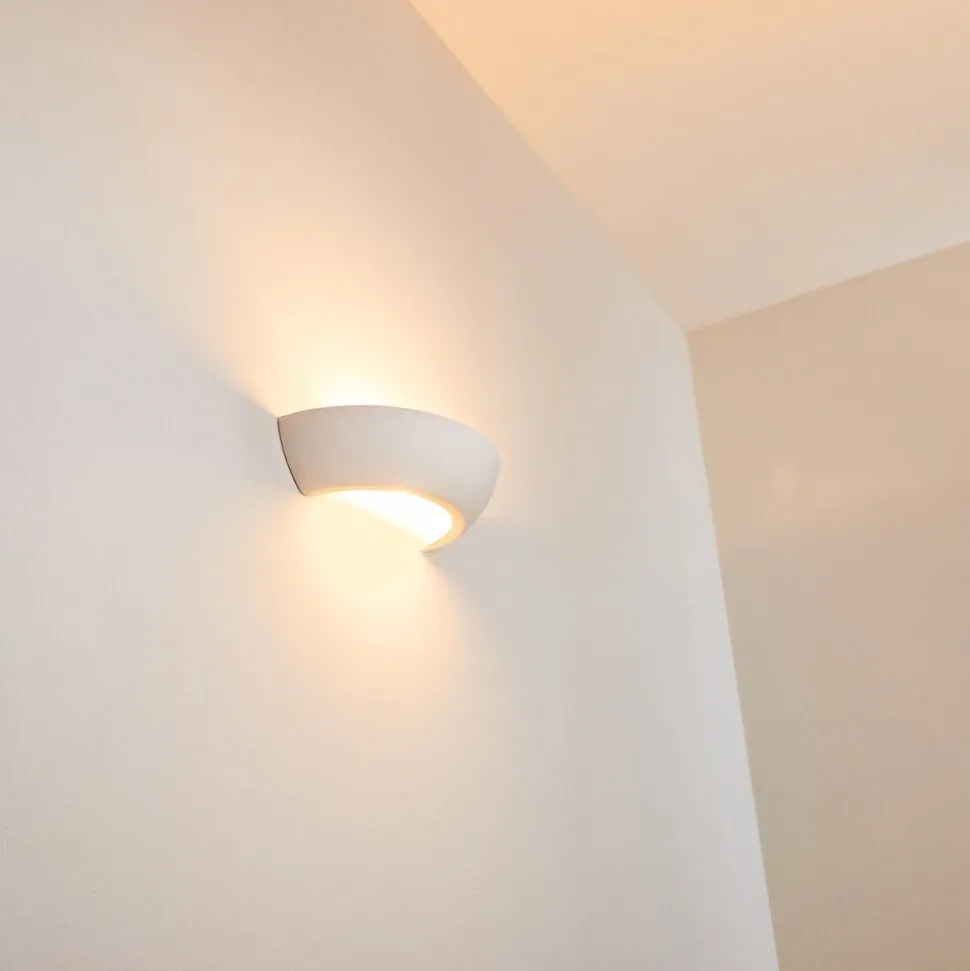 Applique Murale Garbagna Blanc, 1 Lumiere