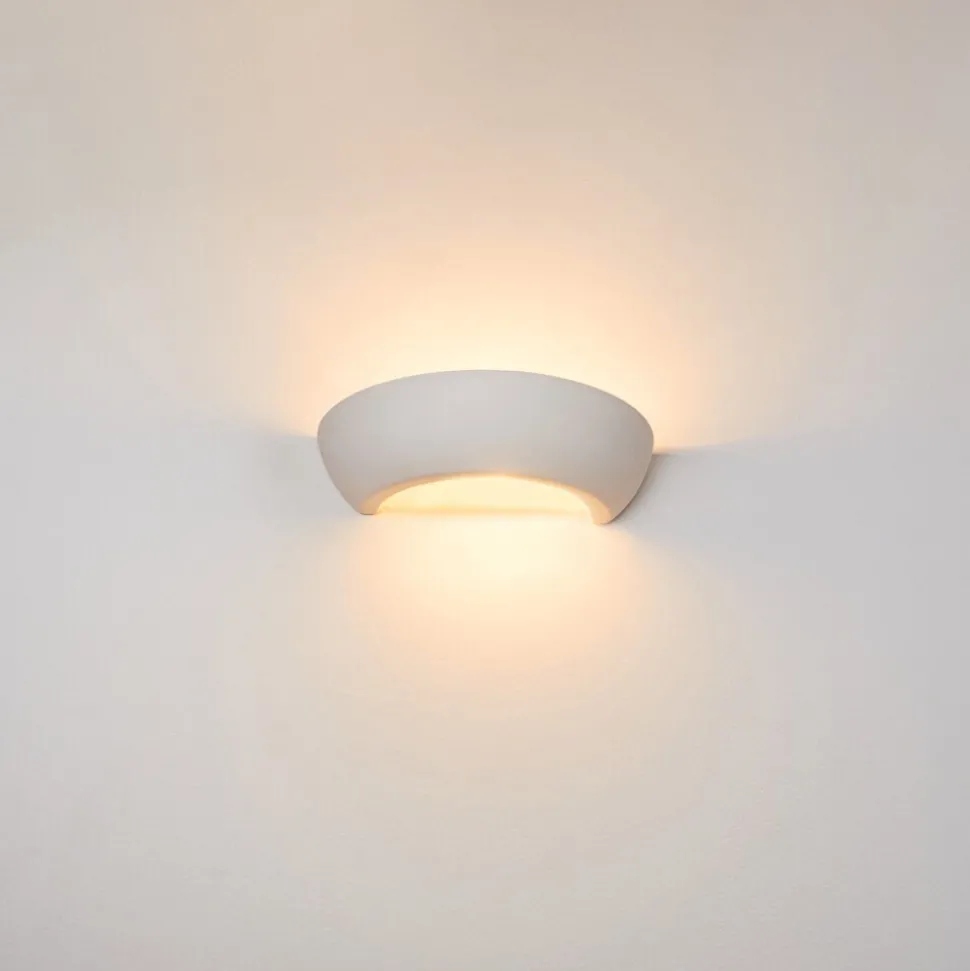 Applique Murale Garbagna Blanc, 1 Lumiere