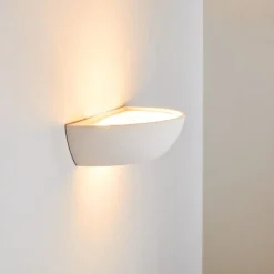 Applique Murale Garbagna Blanc, 1 Lumiere