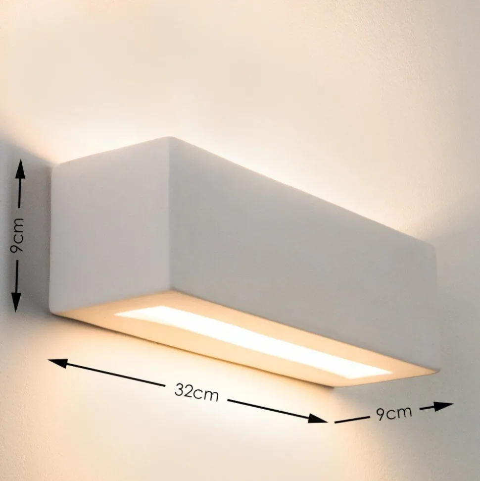 Applique Murale Gemini Blanc, 1 Lumiere