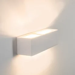 Applique Murale Gemini Blanc, 1 Lumiere