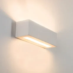 Applique Murale Gemini Blanc, 1 Lumiere