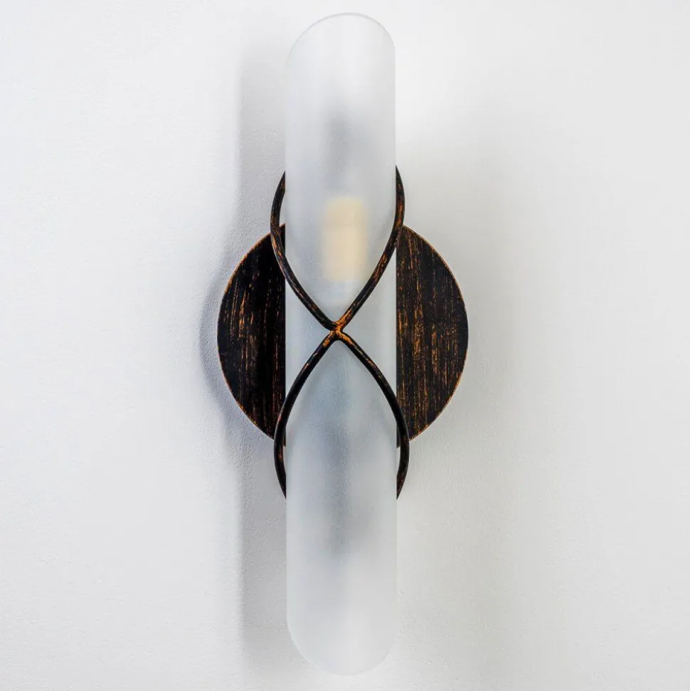Applique Murale Globo Rania Acier Inoxydable, Noir, Blanc, 1 Lumiere