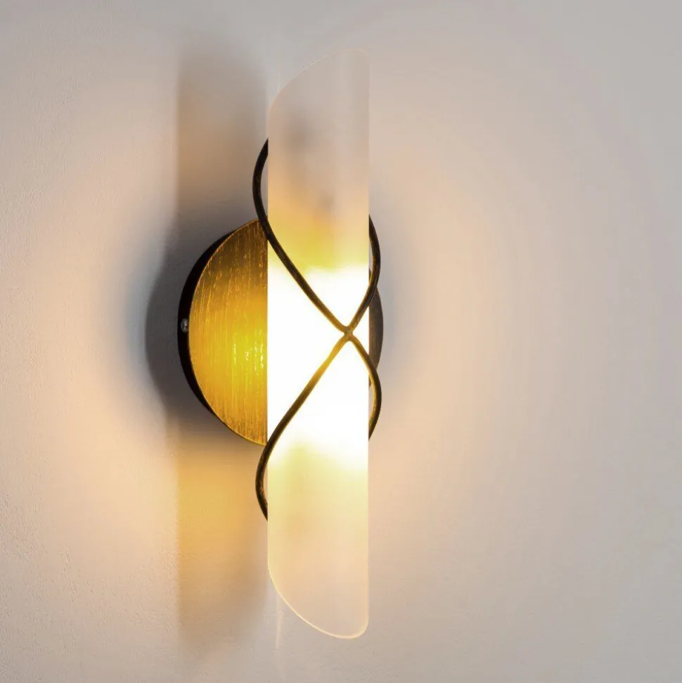 Applique Murale Globo Rania Acier Inoxydable, Noir, Blanc, 1 Lumiere