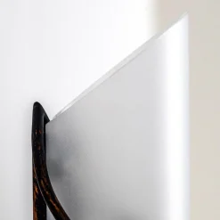 Applique Murale Globo Rania Acier Inoxydable, Noir, Blanc, 1 Lumiere