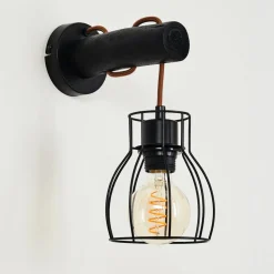 Applique Murale Gondo Noir, 1 Lumiere
