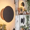Applique Murale Gusum Led Noir, 1 Lumiere