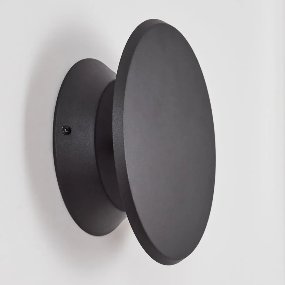 Applique Murale Gusum Led Noir, 1 Lumiere