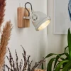 Applique Murale Herford Ecru, Blanc, 1 Lumiere