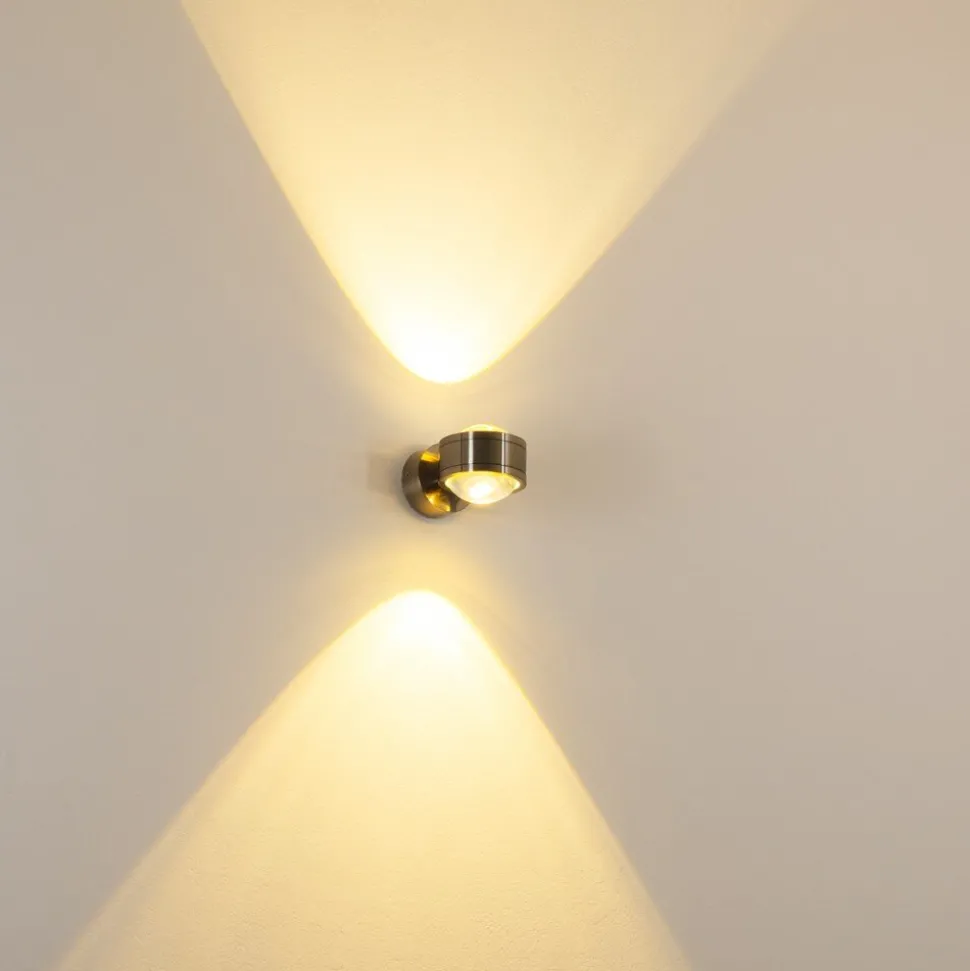 Applique Murale Indore Led Nickel Mat, 2 Lumieres