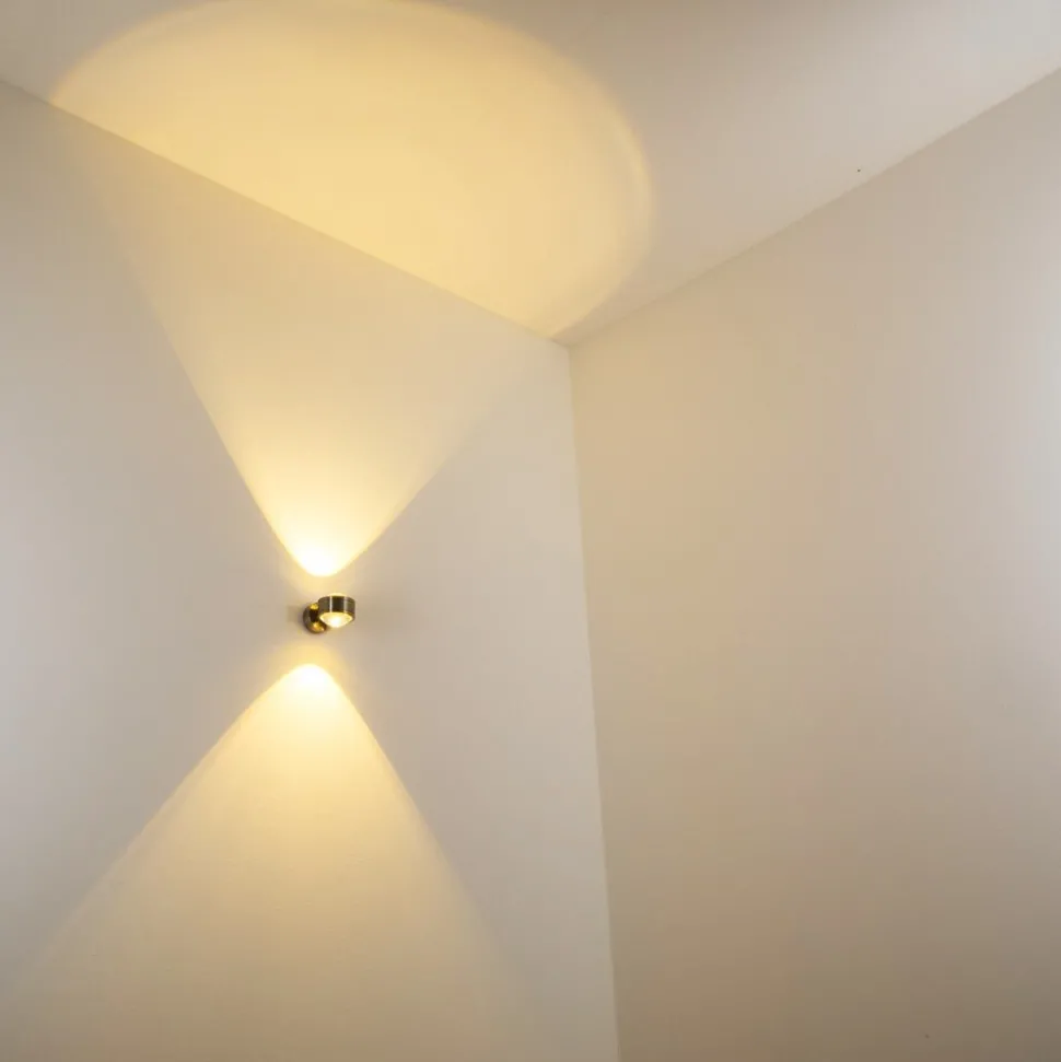 Applique Murale Indore Led Nickel Mat, 2 Lumieres