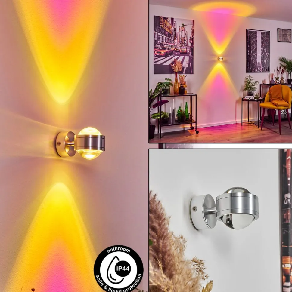 Applique Murale Indore Led Aluminium, 2 Lumieres