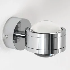 Applique Murale Indore Led Chrome, 2 Lumieres