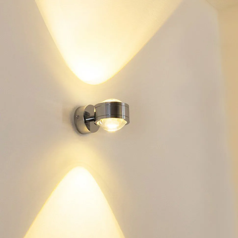 Applique Murale Indore Led Chrome, 2 Lumieres