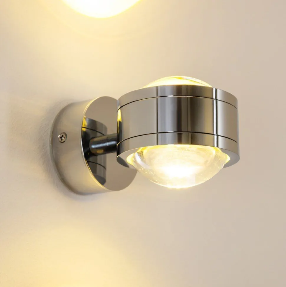 Applique Murale Indore Led Chrome, 2 Lumieres