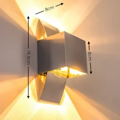 Applique Murale Kapstadt Chrome, 1 Lumiere
