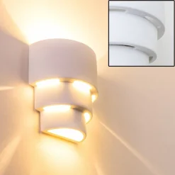 Applique Murale Karatschi Blanc, 1 Lumiere