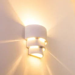 Applique Murale Karatschi Blanc, 1 Lumiere