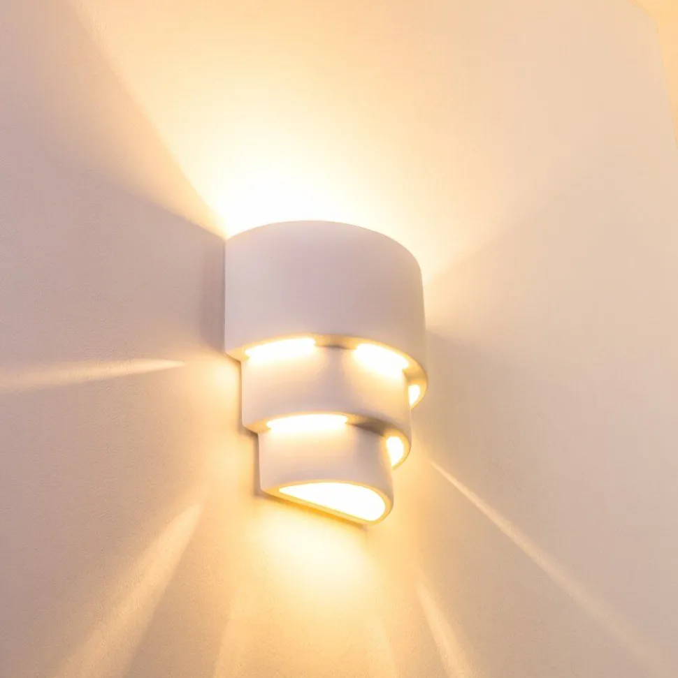 Applique Murale Karatschi Blanc, 1 Lumiere
