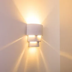 Applique Murale Karatschi Blanc, 1 Lumiere