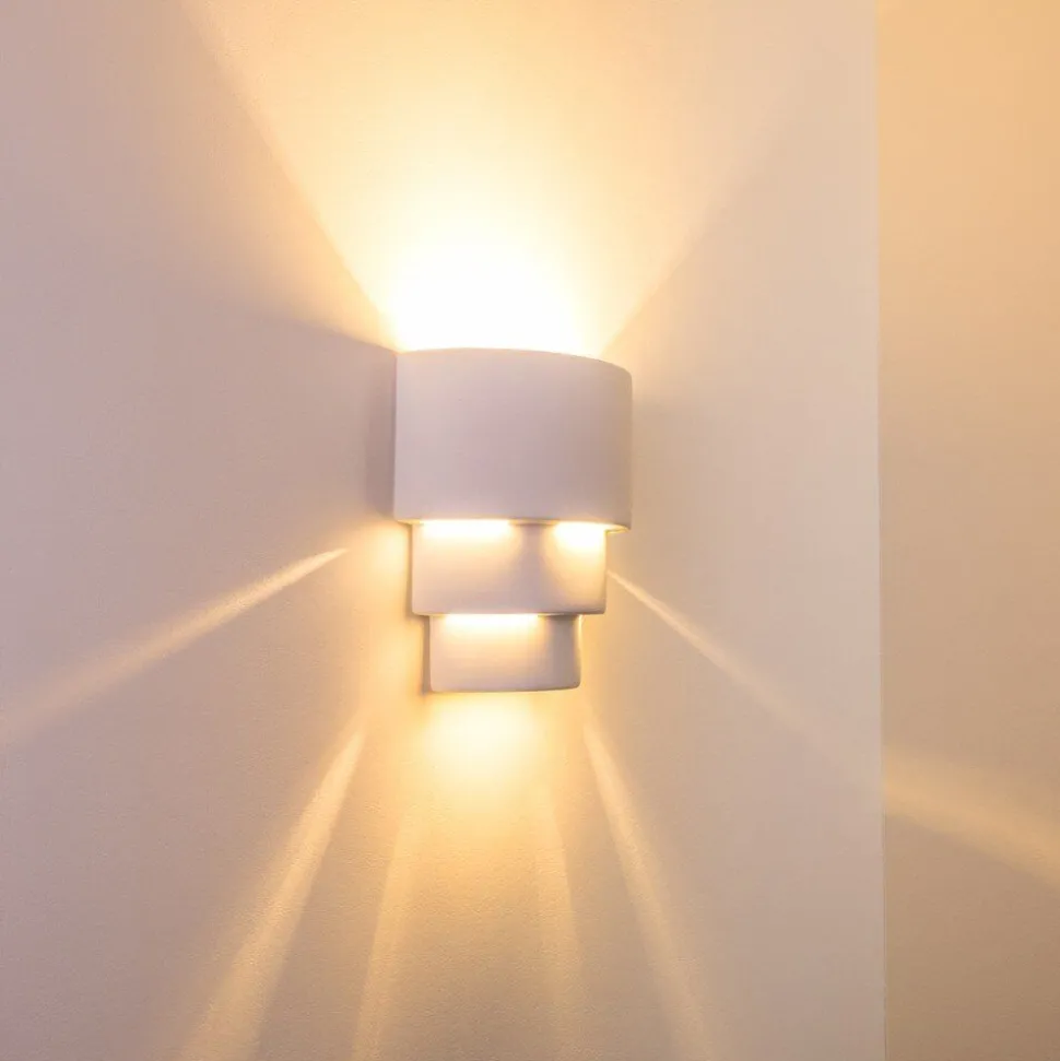 Applique Murale Karatschi Blanc, 1 Lumiere
