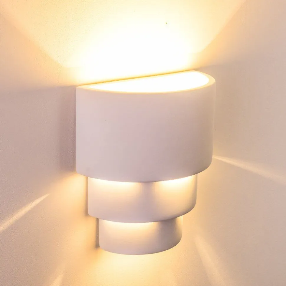 Applique Murale Karatschi Blanc, 1 Lumiere