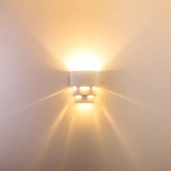 Applique Murale Karatschi Blanc, 1 Lumiere