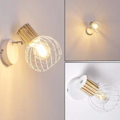 Applique Murale Koler Blanc, 1 Lumiere