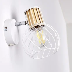 Applique Murale Koler Blanc, 1 Lumiere