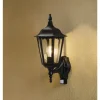 Applique Murale Konstsmide Firenze Noir, 1 Lumiere, Detecteur De Mouvement
