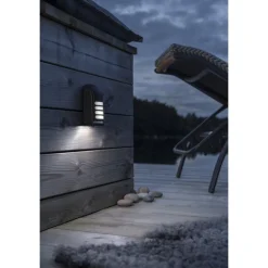 Applique Murale Konstsmide Prato Led Noir, 1 Lumiere, Detecteur De Mouvement