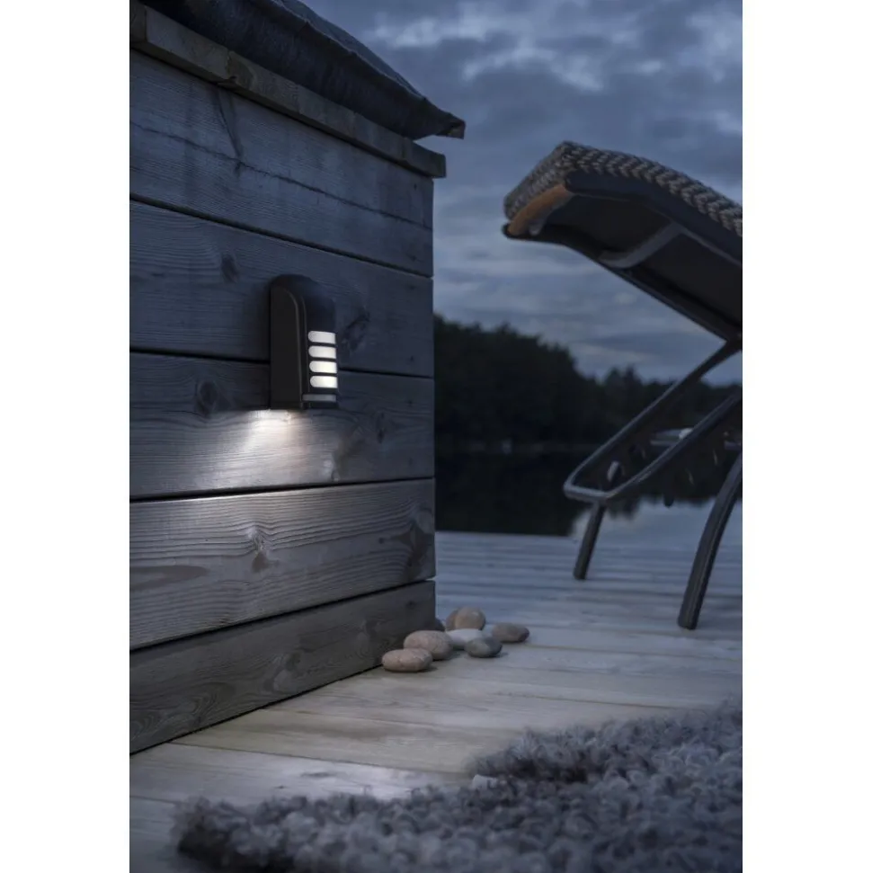 Applique Murale Konstsmide Prato Led Noir, 1 Lumiere, Detecteur De Mouvement