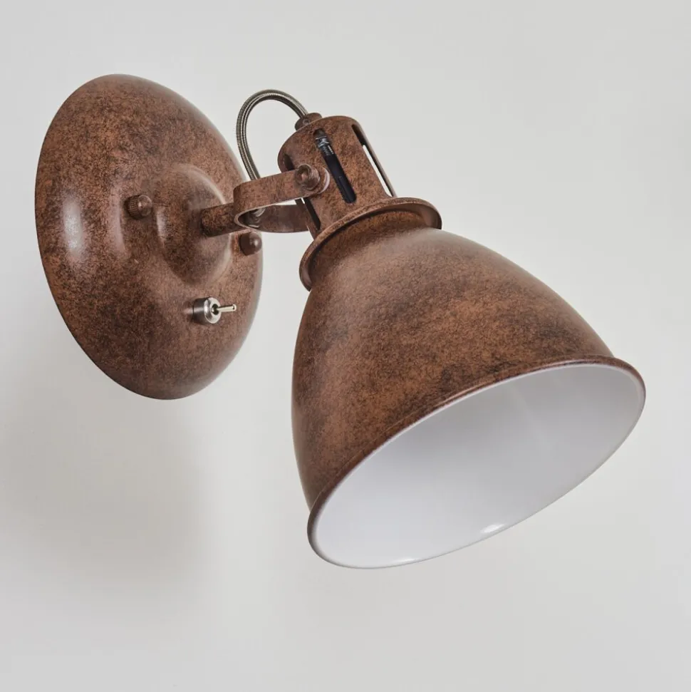 Applique Murale Koppom Rouille, 1 Lumiere