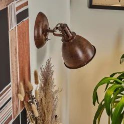 Applique Murale Koppom Rouille, 1 Lumiere