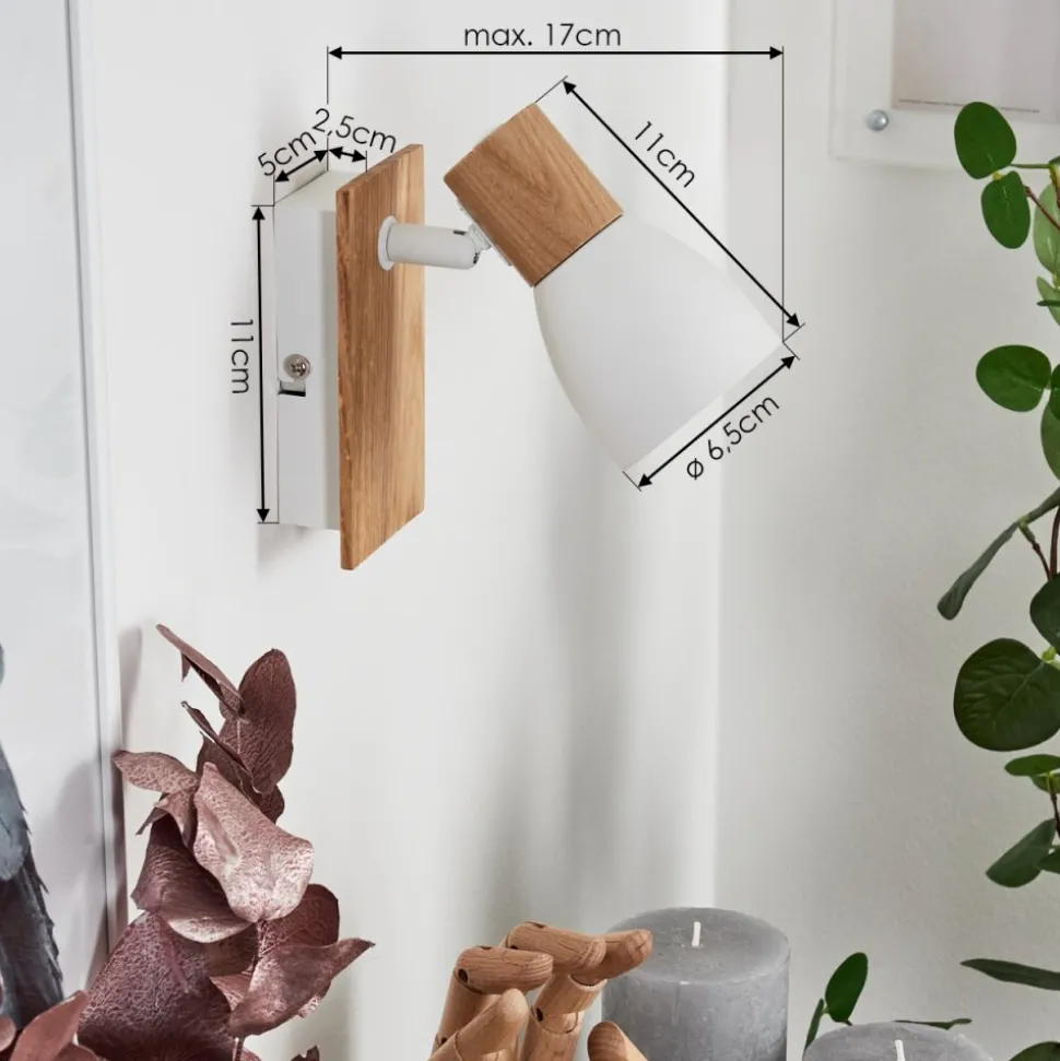 Applique Murale Kouek Ecru, Blanc, 1 Lumiere