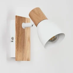 Applique Murale Kouek Ecru, Blanc, 1 Lumiere