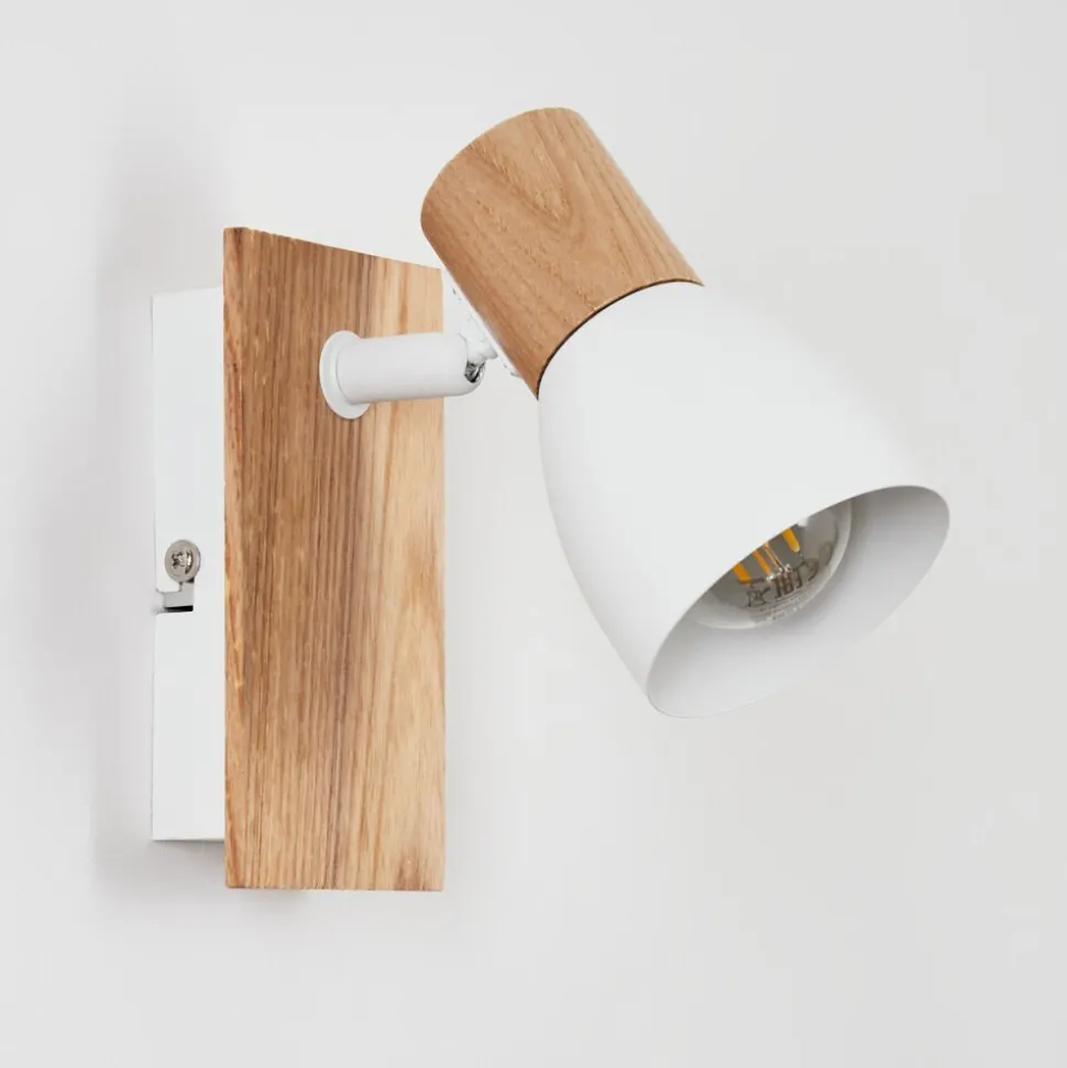 Applique Murale Kouek Ecru, Blanc, 1 Lumiere