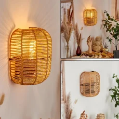 Applique Murale Krens Noir, 1 Lumiere