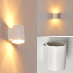Applique Murale Letsbo Blanc, 1 Lumiere
