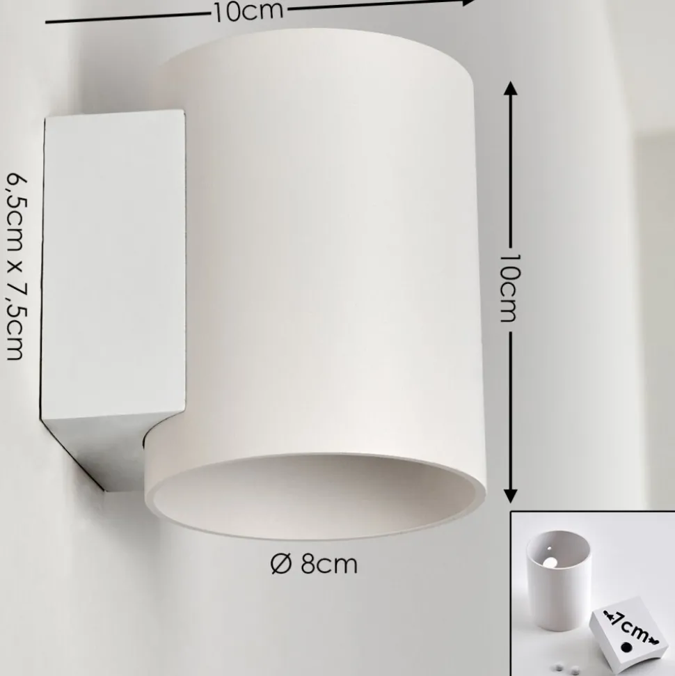 Applique Murale Letsbo Blanc, 1 Lumiere