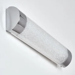 Applique Murale Macaje Led Chrome, Transparent, 1 Lumiere