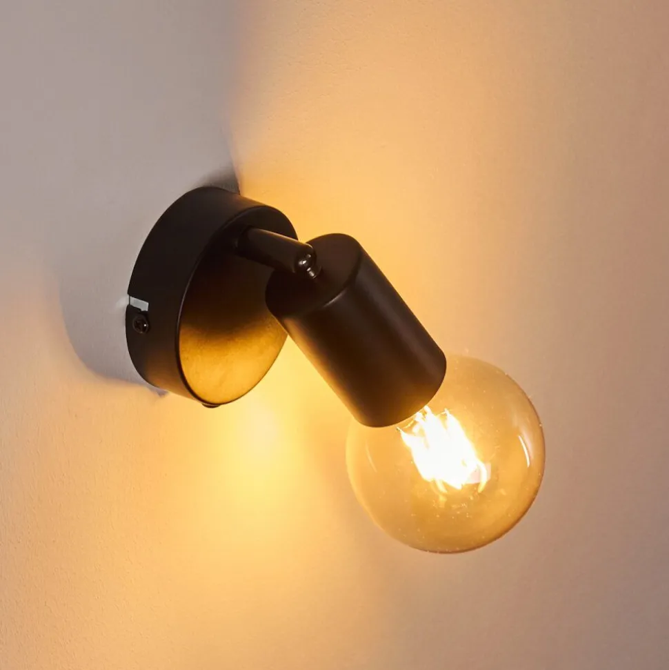 Applique Murale Maidford Noir, 1 Lumiere