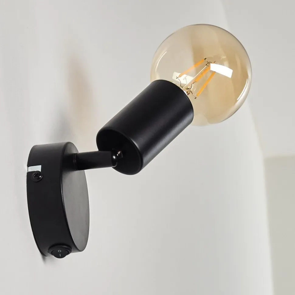 Applique Murale Maidford Noir, 1 Lumiere