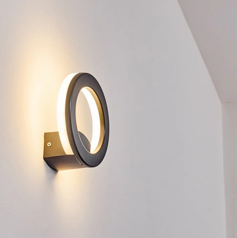 Applique Murale Nevis Led Anthracite, 1 Lumiere