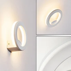 Applique Murale Nevis Led Blanc, 1 Lumiere