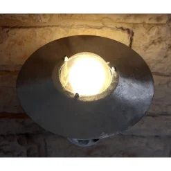 Applique Murale Nordlux Agger Sensor Zingue, 1 Lumiere, Detecteur De Mouvement